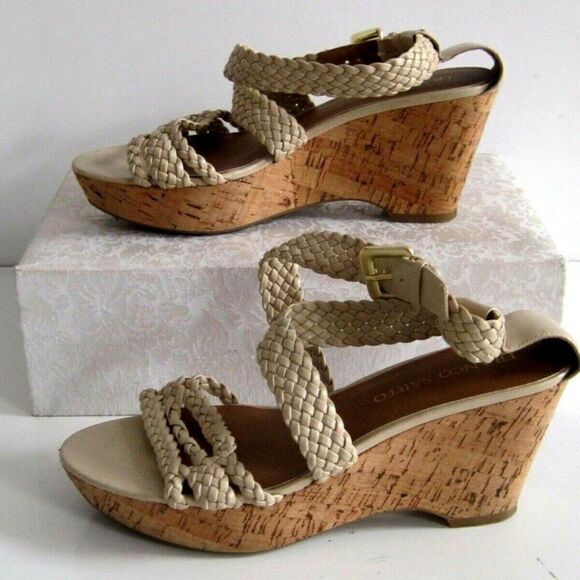 Franco Sarto Shoes Womens 8.5 Espadrille Sandals - Picture 1 of 5